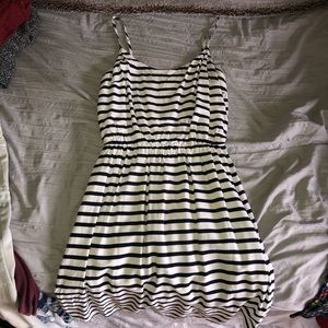 Striped Thin Strap Dress